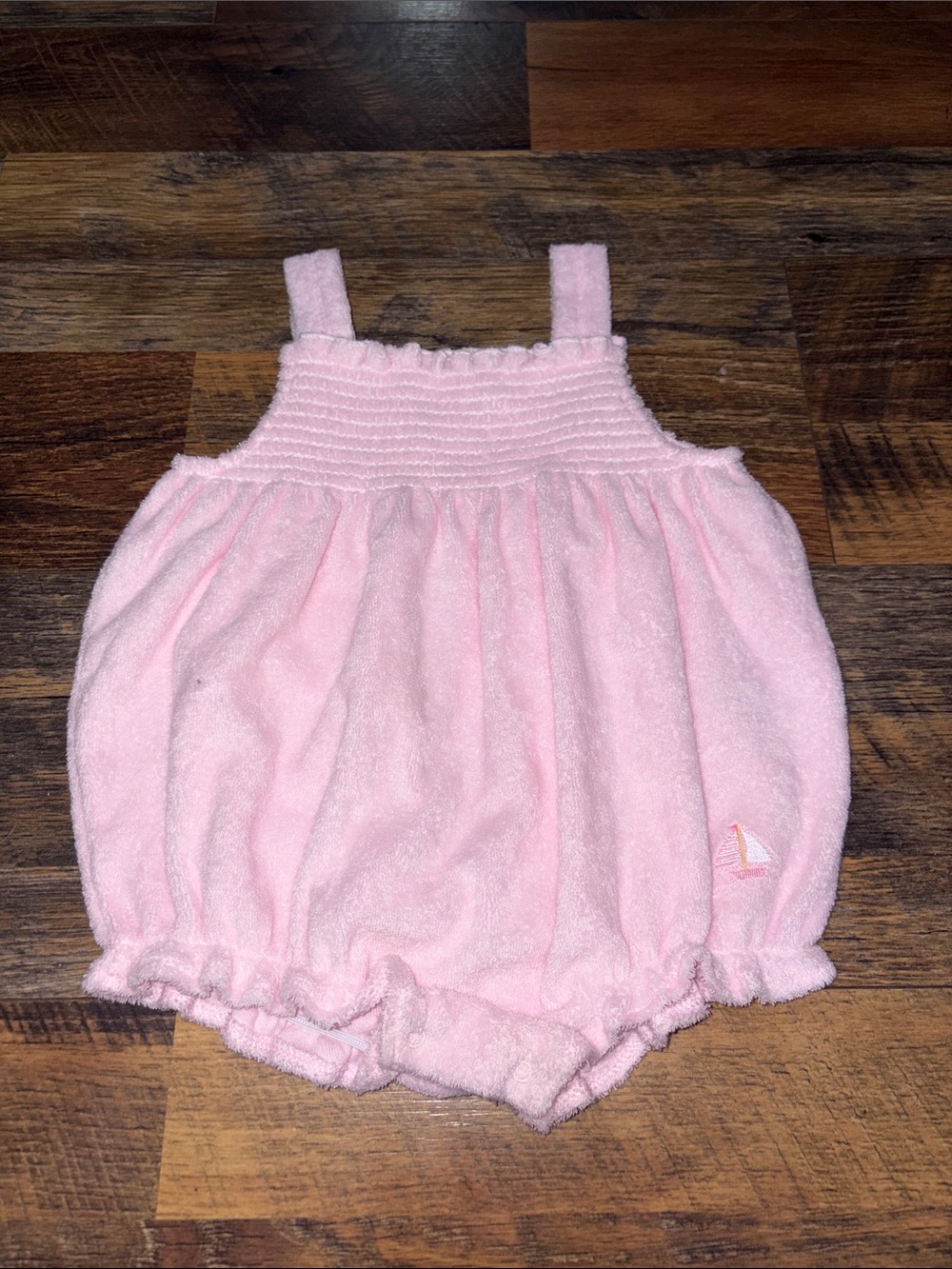Kissy Kissy Saturday Regatt-Terry Bubble Romper